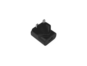 5W USB A - Apple Compatible - Black - UK