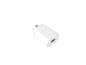 Australian USB A Adapter - 2.75W 5V - White