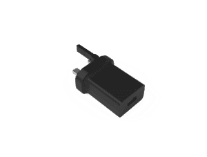 UK USB-A Wall Adapter - 10W - Black