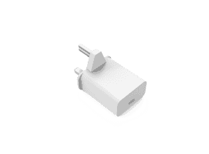 15W USB C Charger UK - White