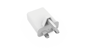 UK USB C Adapter - 15W 5V - White