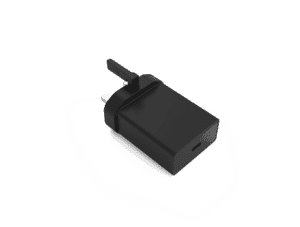 27W USB-C Charger UK - PD 3.0 - Black