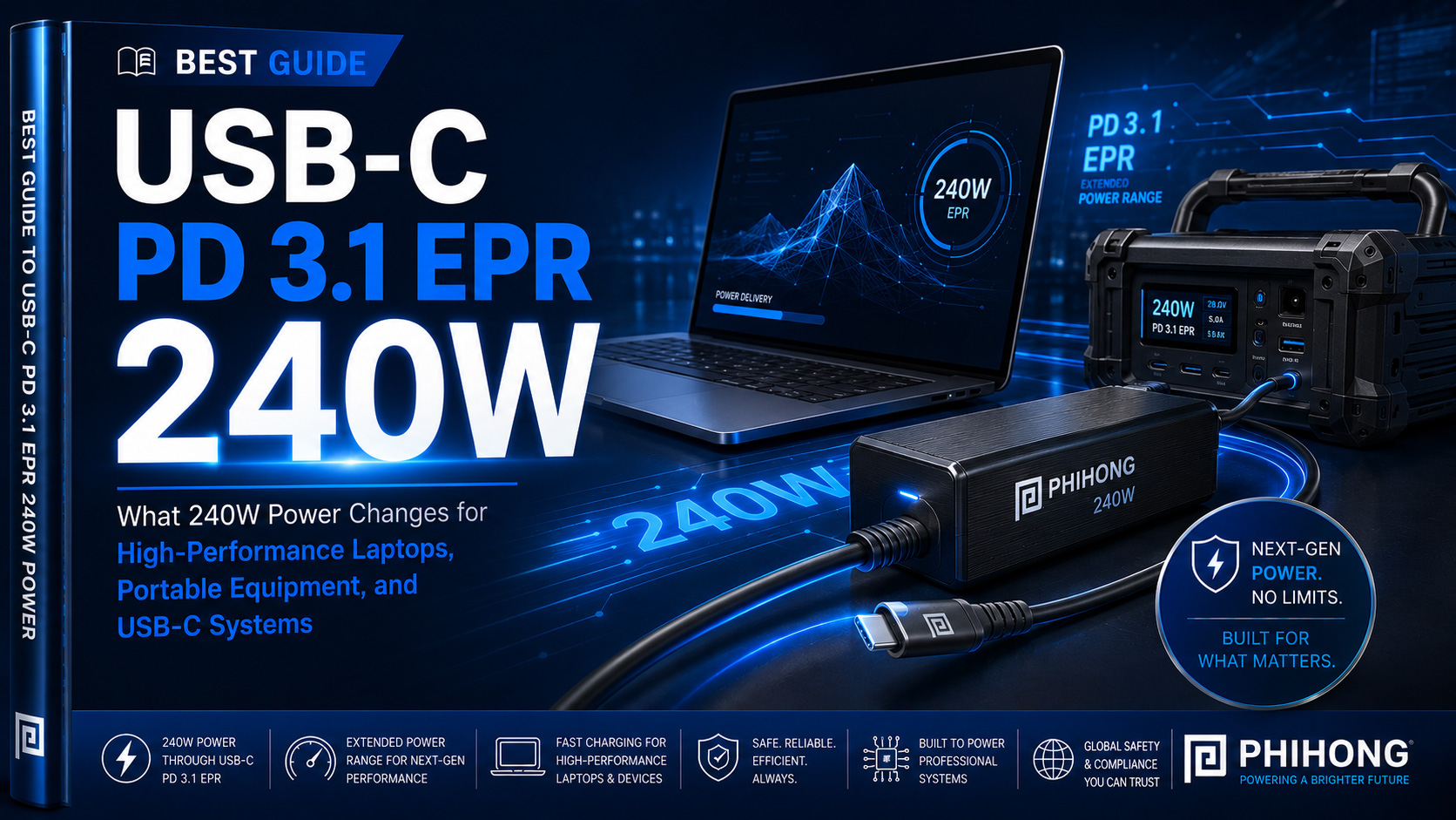 Best Guide to USB-C PD 3.1 EPR: What 240W Power Changes for High-Performance Laptops, Portable Equipment, and USB-C Systems