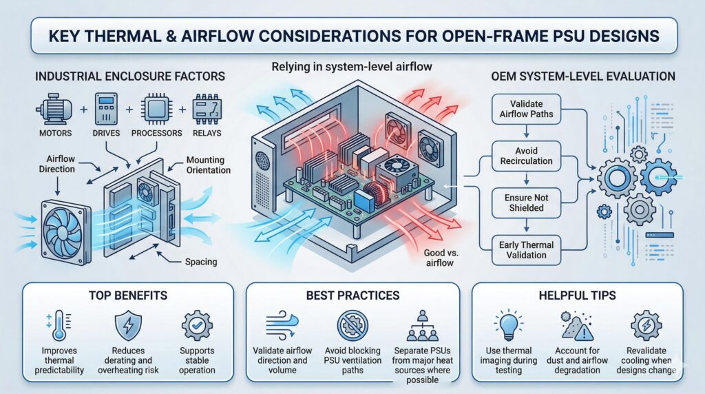 Key Thermal and Airflow Considerations Matter Most for Open-Frame Designs