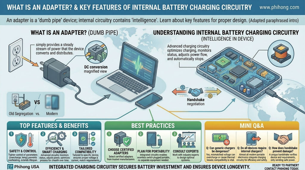 Key Features of Internal Battery Charging Circuitry