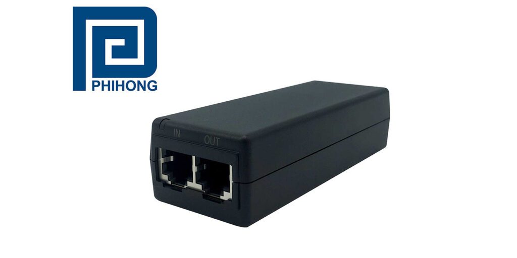Phihong’s POE15M-AFE-R Power-over-Ethernet Injector Supports 2.5 Gigabit Data Speeds