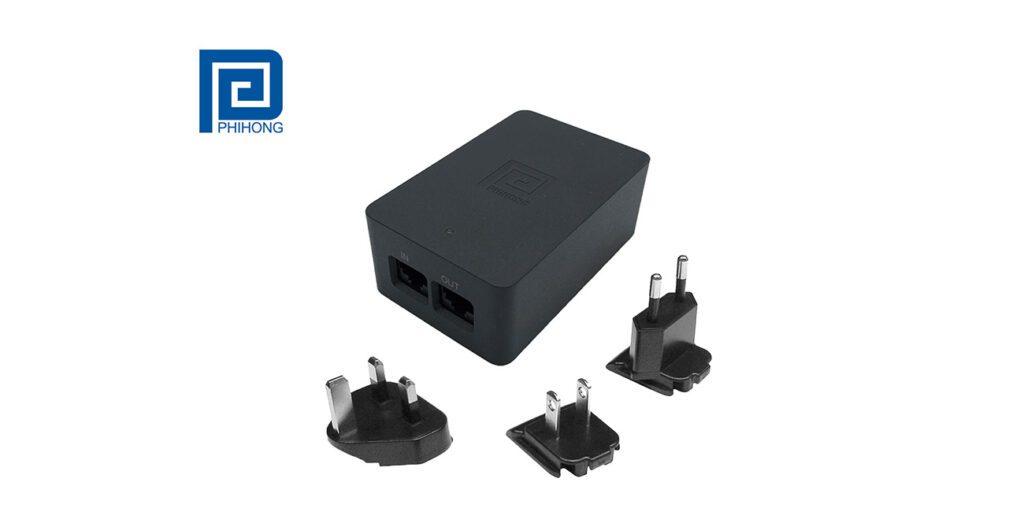 Phihong Releases 30W Interchangeable AC Plug Wall-mount IEEE802.3at Compliant Power-over-Ethernet Injector