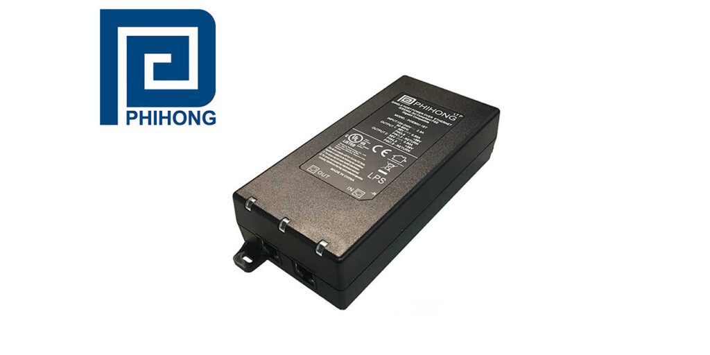 Phihong Introduces 90 Watt US DoE Level VI Compliant IEEE802.3bt Power-Over-Ethernet Injectors With Model Supporting IEEE802.3bz Data Transmission Speeds