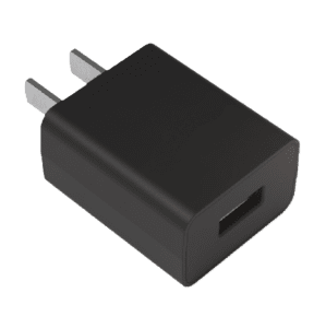 5W 5V USB A Plug-In Power Adapter for China - Black