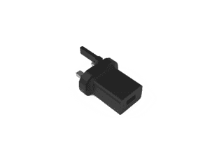 5W USB A - Black - UK