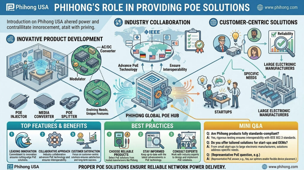 Phihong's Role in Providing PoE Solutions