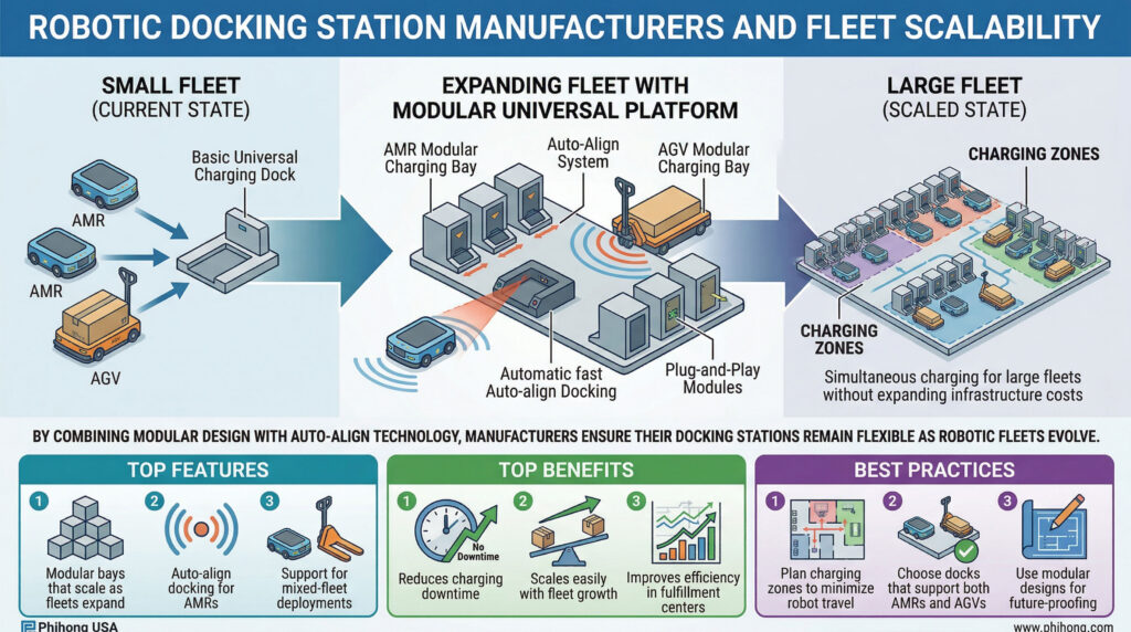Robotic Docking Station Manufacturers and Fleet Scalability