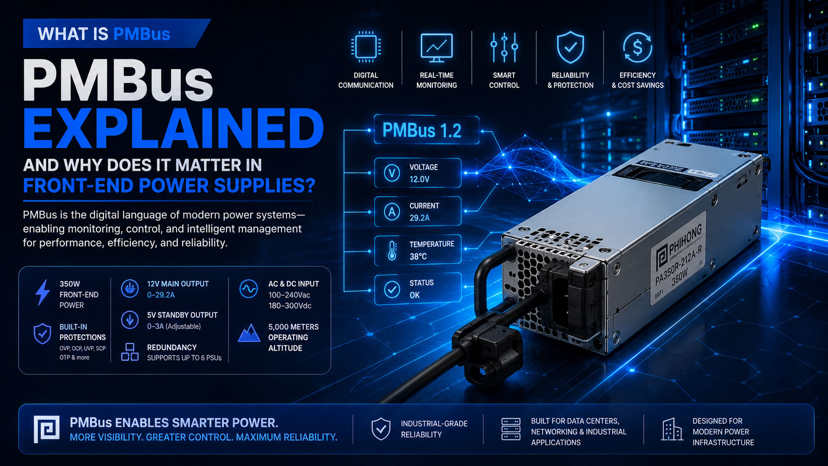 What Is PMBus and Why Does It Matter in Front-End Power Supplies?