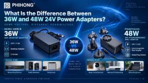 What Is the Difference Between 36W and 48W 24V Power Adapters?