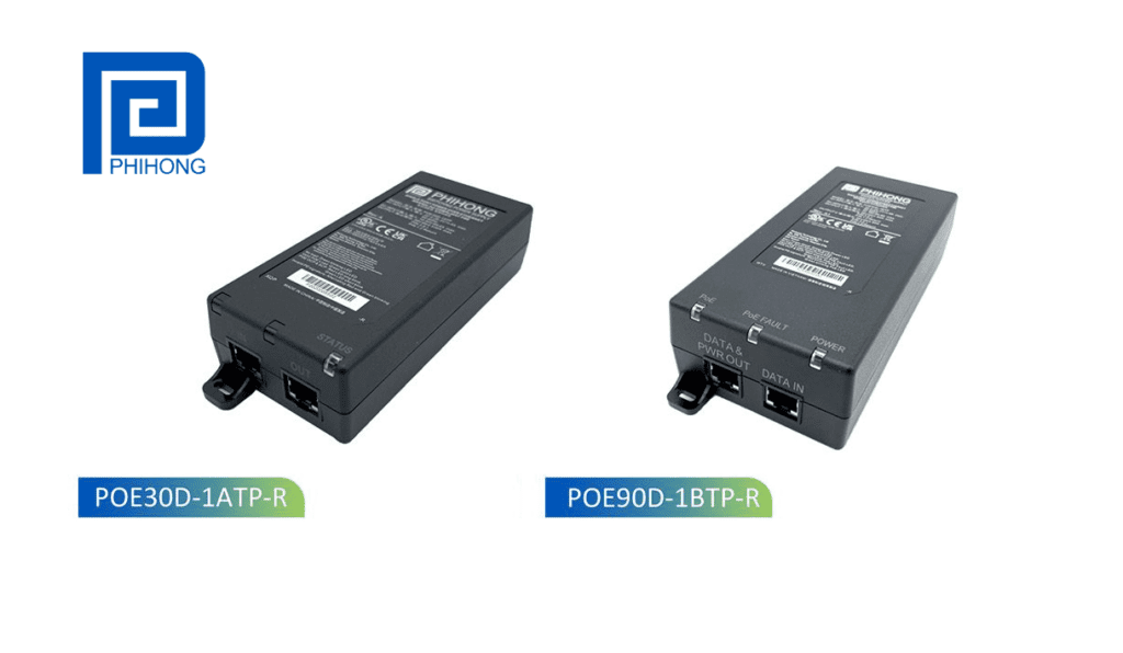 Phihong Introduces Versatile Off-Grid Power-over-Ethernet Injectors for OEMs